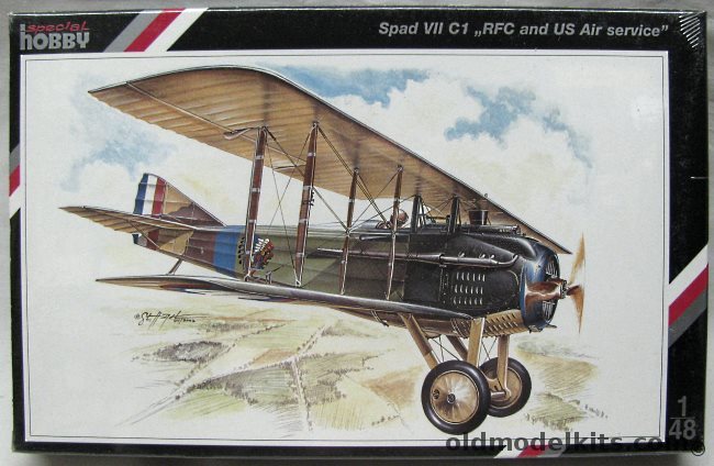 Special Hobby 1/48 Spad VII C1 RFC and US Air Service, 48010 plastic model kit